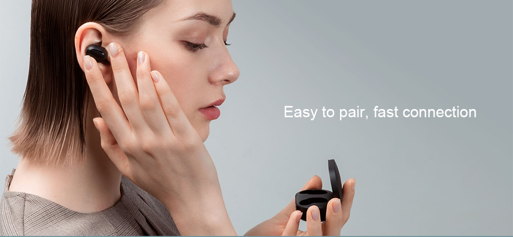 Original Xiaomi Redmi AirDots Bluetooth Wireless Headset - Black